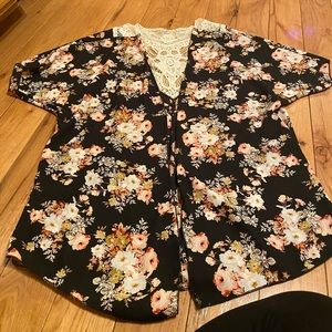 Floral cardigan